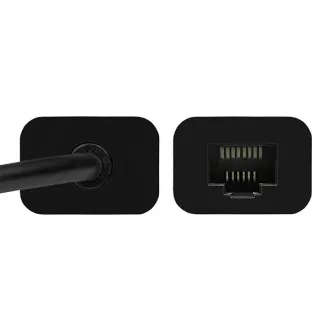 AXAGON ADE-SR, USB-A 3.2 Gen 1 - Gigabit Ethernet síťová karta, auto instal, černá