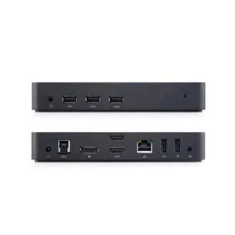 DELL USB 3.0 Ultra HD Triple Video Docking Station D3100 - Port replicator