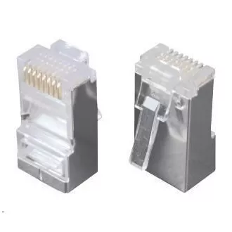 Solarix Konektor RJ45 CAT5E STP 8p8c stíněný neskládaný na drát / 100 ks KRJS45/5SLD Solarix Konektor RJ45 CAT5E STP 8p8c stíněný neskládaný na drát / 100 ks KRJS45/5SLD