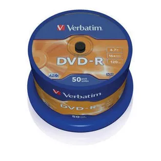 VERBATIM DVD-R(50-Pack)Spindle/General Retail/16x/4.7GB