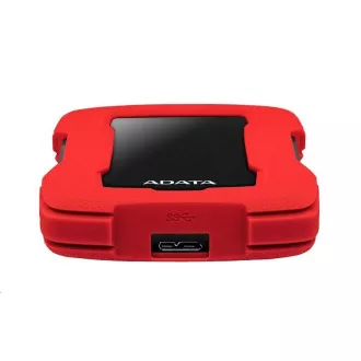 ADATA Externí HDD 1TB 2, 5" USB 3.1 HD330, RED COLOR BOX, červený (gumový, nárazu odolný)