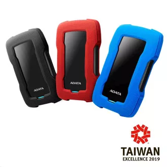 ADATA Externí HDD 1TB 2, 5" USB 3.1 HD330, RED COLOR BOX, červený (gumový, nárazu odolný)