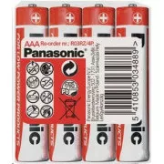 PANASONIC Zinkouhlíkové baterie Red Zinc R03RZ/4P AAA 1, 5V (shrink 4ks)