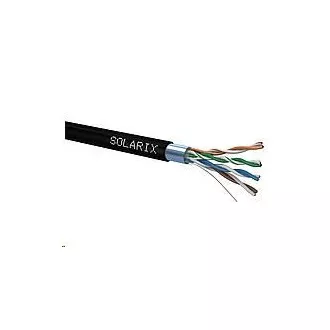Instalační kabel Solarix venkovní FTP, Cat5E, drát, PE, box 305m SXKD-5E-FTP-PE Instalační kabel Solarix venkovní FTP, Cat5E, drát, PE, box 305m SXKD-5E-FTP-PE