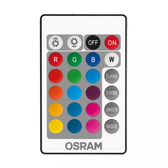 OSRAM LED STAR+ CL A RGBW FR 9W 827 E27 806lm 2700K (CRI 80) 25000h A+ DIMmable Rem Ctrl (Blistr 2ks)