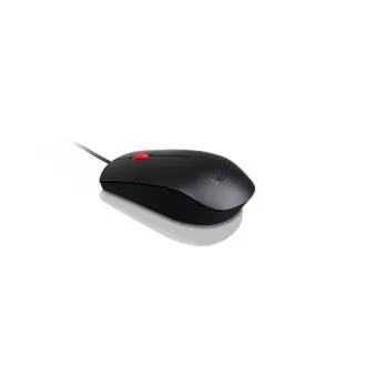 LENOVO myš drátová Essential USB Mouse - 1600dpi, Optical, USB, 3 tlačítka, černá