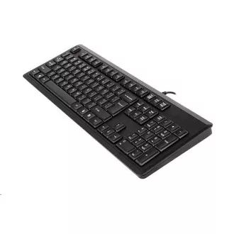 A4tech KR-92, klávesnice, CZ/US, USB, černá