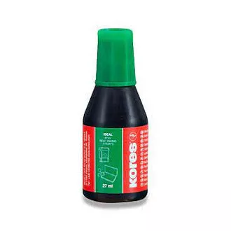 Barva razítková Kores zelená 28ml Barva razítková Kores zelená 28ml