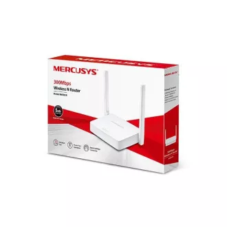 MERCUSYS MW301R WiFi4 router (N300, 2, 4GHz, 2x100Mb/s LAN, 1x100Mb/s WAN)