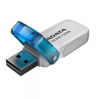 ADATA Flash Disk 32GB UV240, USB 2.0 Dash Drive, bílá