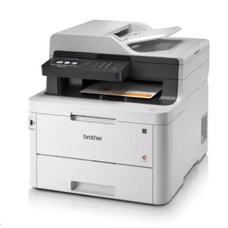 BROTHER multifunkce color LED MFC-L3730CDN - A4, 18ppm, 512MB, 600x600copy, USB2.0, 250listů, ADF50, LAN, displa, DUPLEX