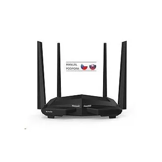 Tenda AC10 Wireless AC1200 Dual Band Router, 1x gigabit WAN, 3x gigabit LAN