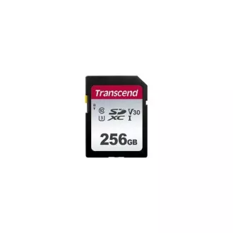 TRANSCEND SDXC karta 256GB 300S, UHS-I U3 V30 (R:95/W:45 MB/s)