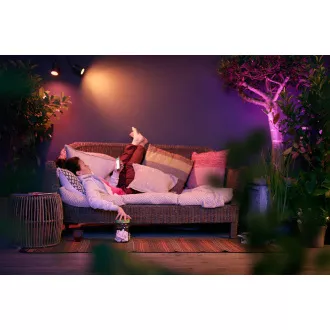 PHILIPS Lily Venkovní bodové světlo, Hue White and color ambiance, 230V, 1x8W integr.LED, Chrom matný, rozšíření (1741530P7) PHILIPS Lily Venkovní bodové světlo, Hue White and color ambiance, 230V, 1x8W integr.LED, Chrom matný, rozšíření (1741530P7)
