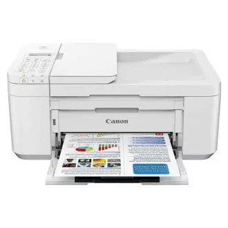 Canon PIXMA Tiskárna TR4551 white- barevná, MF (tisk, kopírka, sken, cloud), ADF, USB, Wi-Fi, Bluetooth