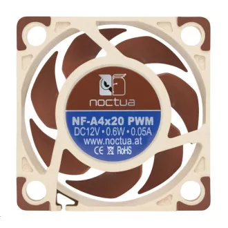 NOCTUA Ventilátor NF-A4x20-PWM, 40mm, hnědá