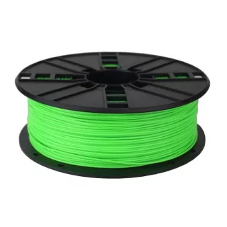 GEMBIRD Tisková struna (filament) PLA, 1, 75mm, 1kg, fluorescentní, zelená