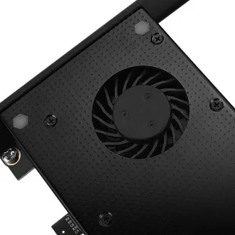 AXAGON PCEM2-DC, PCIe x4 - M.2 NVMe M-key + SATA B-key slot adaptér, chladič, LP