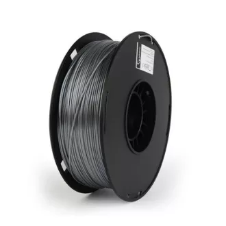 GEMBIRD Tisková struna (filament) PLA PLUS, 1, 75mm, 1kg, stříbrná