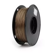 GEMBIRD Tisková struna (filament) PLA PLUS, 1, 75mm, 1kg, zlatá metalická