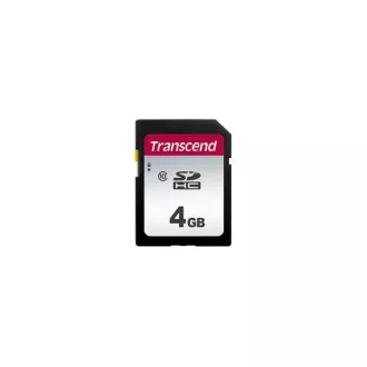 TRANSCEND SDHC karta 4GB 300S, Class 10 (R:20/W:10 MB/s)