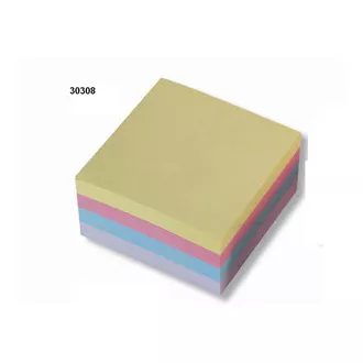 Bloček samolepící 76x76mm 4 pastel barvy 4x100 listů Concorde
