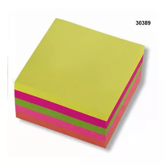 Bloček samolepící 76x76mm 5 neon barev 5x80 listů Concorde