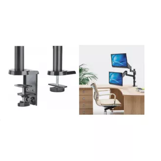 MANHATTAN Stolní držák LCD/ TV, kloubový, dve pohyblivé ramená (17"-32")