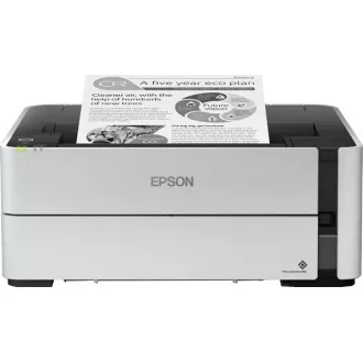 EPSON tiskárna ink EcoTank Mono M1180, A4, 1200x2400dpi, 39ppm, USB, Ethernet, Wi-Fi, Duplex, Záruka 5 let po registraci EPSON tiskárna ink EcoTank Mono M1180, A4, 1200x2400dpi, 39ppm, USB, Ethernet, Wi-Fi, Duplex, Záruka 5 let po registraci