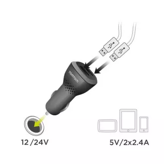 TomTom vysokorychlostní duální nabíječka do auta (2x USB)
