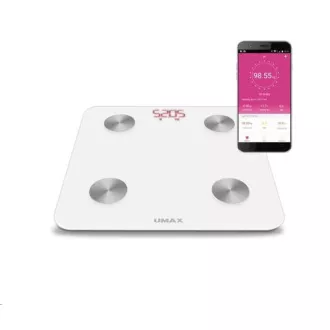 UMAX váha Smart Scale US20M chytrá osobní váha - bluetooth, maximální zátěž 150kg UMAX váha Smart Scale US20M chytrá osobní váha - bluetooth, maximální zátěž 150kg