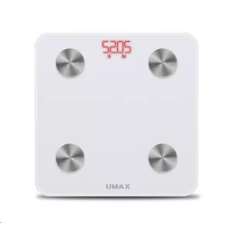 UMAX váha Smart Scale US20M chytrá osobní váha - bluetooth, maximální zátěž 150kg UMAX váha Smart Scale US20M chytrá osobní váha - bluetooth, maximální zátěž 150kg