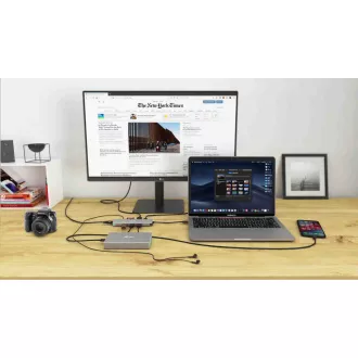 i-tec USB-C Metal Nano Docking Station 4K HDMI LAN + Power Delivery 100 W
