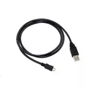 C-TECH kabel USB 2.0 AM/Micro, 0, 5m, černý