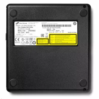 HITACHI LG - externí mechanika DVD-W/CD-RW/DVD±R/±RW/RAM GP60NB60, Slim, Black, box+SW