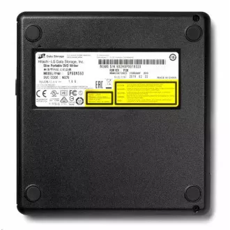 HITACHI LG - externí mechanika DVD-W/CD-RW/DVD±R/±RW/RAM GP60NS60, Slim, Silver, box+SW