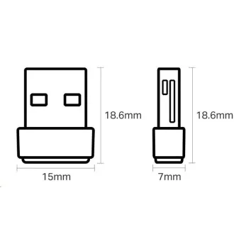 TP-Link Archer T2U Nano WiFi5 USB adapter (AC600, 2, 4GHz/5GHz, USB2.0)