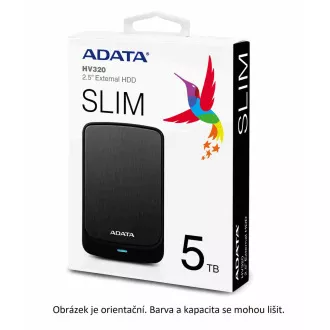 ADATA Externí HDD 2TB 2, 5" USB 3.1 AHV320, bílý