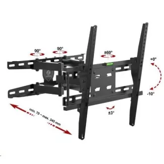 Kvalitní nástěnný držák na LED OLED LCD televize ErgoSolid REDOX-K35