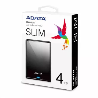 ADATA Externí HDD 4TB 2, 5" USB 3.0 DashDrive HV620S, černá