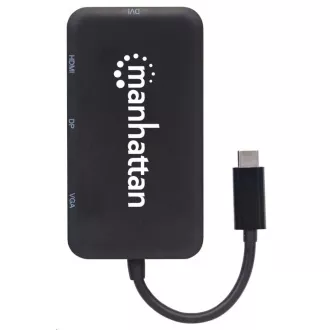 MANHATTAN Dokovací stanice USB-C 4v1, 1xDP, 1xHDMI, 1xVGA, 1xDVI MANHATTAN Dokovací stanice USB-C 4v1, 1xDP, 1xHDMI, 1xVGA, 1xDVI