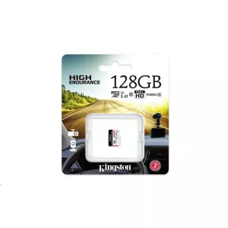 Kingston MicroSDXC karta 128GB High Endurance, 95R Class 10 UHS-I U1