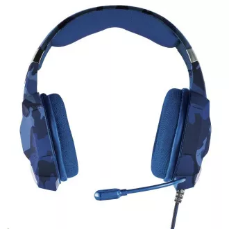 Trust sluchátka s mikrofonem GXT 322B Carus Gaming Headset pro PS4 a PS5 - camo blue
