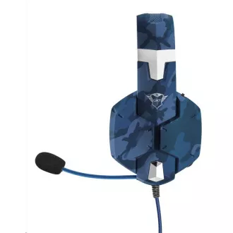 Trust sluchátka s mikrofonem GXT 322B Carus Gaming Headset pro PS4 a PS5 - camo blue