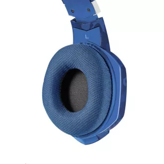 Trust sluchátka s mikrofonem GXT 322B Carus Gaming Headset pro PS4 a PS5 - camo blue