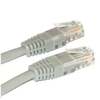 Patch kabel Cat6, UTP - 0, 25m, šedý
