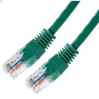 Patch kabel Cat6, UTP - 0, 25m, zelený