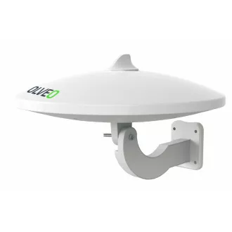 EVOLVEO Jade 1, aktivní venkovní anténa FM/DAB+/DVB-T2, filtr LTE, 4G, 5G