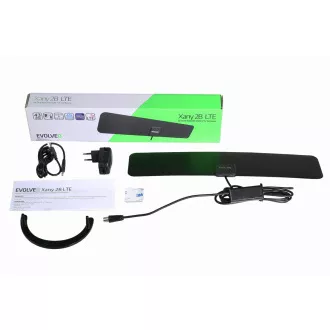 EVOLVEO Xany 2B, 230/5V, aktivní pokojová anténa FM/DAB+/DVB-T2, filtr LTE, 4G, 5G