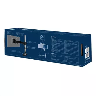 ARCTIC stolní držák Z1 (Gen.3) pro 1x LCD do 43", nosnost 15kg, USB HUB, černý (black)